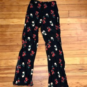 Floral Flared Pants